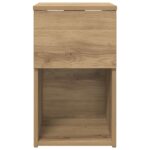 vidaXL Skriňa pod posteľ Dub artisan 29 x 31,5 x 49 cm – Obrázok 6