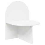 vidaXL Nočný stolík 2 pcs Biela 48 x 49 x 65 cm Konštruované drevo – Obrázok 5