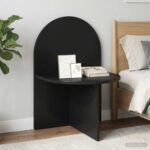 vidaXL Nočný stolík 2 pcs Čierny dub 48 x 49 x 65 cm