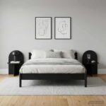 vidaXL Nočný stolík 2 pcs Čierny dub 48 x 49 x 65 cm – Obrázok 4