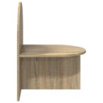 vidaXL Nočný stolík Dub sonoma 48 x 49 x 65 cm Konštruované drevo – Obrázok 5