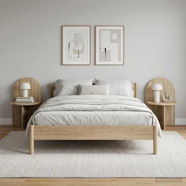 vidaXL Nočný stolík 2 pcs Dub sonoma 48 x 49 x 65 cm – Obrázok 4
