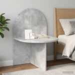 vidaXL Nočný stolík 2 pcs Betónovo sivá 48 x 49 x 65 cm