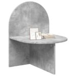 vidaXL Nočný stolík 2 pcs Betónovo sivá 48 x 49 x 65 cm – Obrázok 3