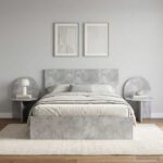 vidaXL Nočný stolík 2 pcs Betónovo sivá 48 x 49 x 65 cm – Obrázok 4