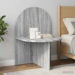 vidaXL Nočný stolík 2 pcs Sivá sonoma 48 x 49 x 65 cm – Obrázok 4