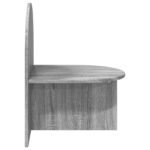 vidaXL Nočný stolík 2 pcs Sivá sonoma 48 x 49 x 65 cm – Obrázok 7