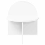 vidaXL Nočný stolík Biely 40 x 35,5 x 45,5 cm Konštruované drevo – Obrázok 4