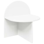 vidaXL Nočný stolík 2 pcs Biela 40 x 35,5 x 45,5 cm Konštruované drevo – Obrázok 5
