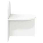 vidaXL Nočný stolík 2 pcs Biela 40 x 35,5 x 45,5 cm Konštruované drevo – Obrázok 7