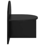vidaXL Nočný stolík Čierny dub 40 x 35,5 x 45,5 cm Konštruované drevo – Obrázok 5