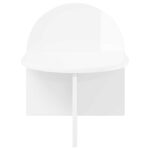 vidaXL Nočný stolík 2 pcs Biela s vysokým leskom 40 x 35,5 x 45,5 cm – Obrázok 6