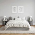 vidaXL Nočný stolík 2 pcs Sivá sonoma 40 x 35,5 x 45,5 cm