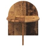 vidaXL Nočný stolík Staré drevo 40 x 35,5 x 45,5 cm Konštruované drevo – Obrázok 4