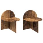 vidaXL Nočný stolík 2 pcs Staré drevo 40 x 35,5 x 45,5 cm – Obrázok 2