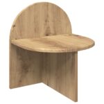 vidaXL Nočný stolík Dub artisan 40 x 35,5 x 45,5 cm Konštruované drevo – Obrázok 2