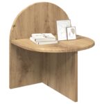 vidaXL Nočný stolík Dub artisan 40 x 35,5 x 45,5 cm Konštruované drevo – Obrázok 3