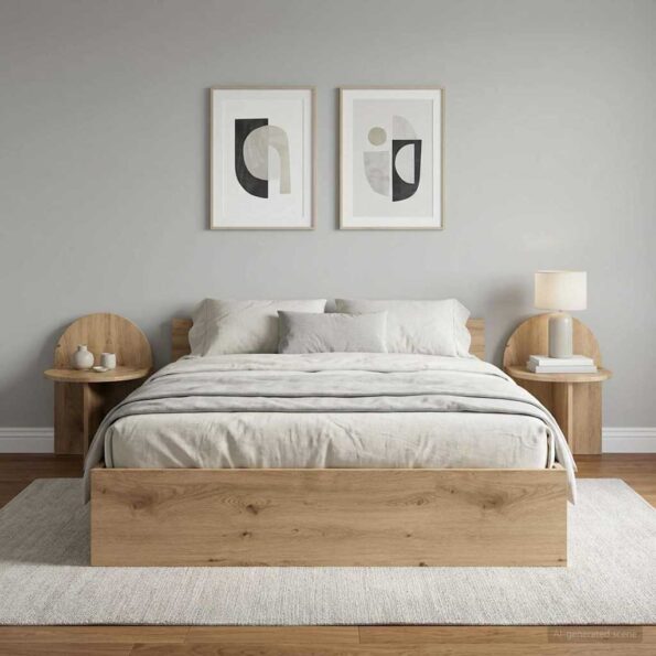 vidaXL Nočný stolík 2 pcs Dub artisan 40 x 35,5 x 45,5 cm – Obrázok 4