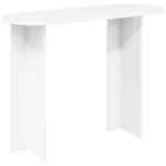 vidaXL Konzolový stôl Biela 100 x 39,5 x 75 cm Kompozitné drevo – Obrázok 2