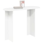 vidaXL Konzolový stôl Biela 100 x 39,5 x 75 cm Kompozitné drevo – Obrázok 3