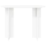 vidaXL Konzolový stôl Biela 100 x 39,5 x 75 cm Kompozitné drevo – Obrázok 5