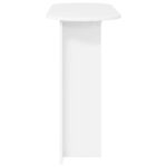 vidaXL Konzolový stôl Biela 100 x 39,5 x 75 cm Kompozitné drevo – Obrázok 6