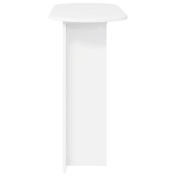 vidaXL Konzolový stôl Biela 100 x 39,5 x 75 cm Kompozitné drevo – Obrázok 6