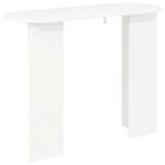 vidaXL Konzolový stôl Biela 100 x 39,5 x 75 cm Kompozitné drevo – Obrázok 7