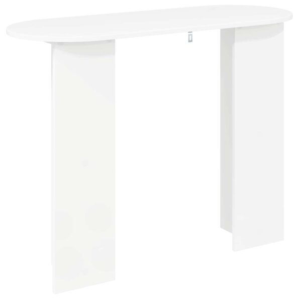 vidaXL Konzolový stôl Biela 100 x 39,5 x 75 cm Kompozitné drevo – Obrázok 7