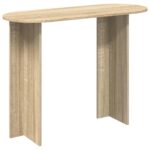 vidaXL Konzolový stôl Dub sonoma 100 x 39,5 x 75 cm Kompozitné drevo – Obrázok 2