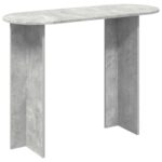 vidaXL Konzolový stôl s úložiskom Betónovo sivá 100 x 39,5 x 75 cm – Obrázok 2