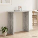 vidaXL Konzolový stôl s úložiskom Betónovo sivá 100 x 39,5 x 75 cm – Obrázok 4