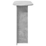 vidaXL Konzolový stôl s úložiskom Betónovo sivá 100 x 39,5 x 75 cm – Obrázok 6