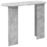 vidaXL Konzolový stôl s úložiskom Betónovo sivá 100 x 39,5 x 75 cm – Obrázok 7