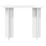 vidaXL Konzolový stôl Biela s vysokým leskom 100 x 39,5 x 75 cm – Obrázok 5