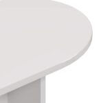 vidaXL Konzolový stôl Biela s vysokým leskom 100 x 39,5 x 75 cm – Obrázok 8