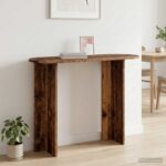 vidaXL Konzolový stôl Staré drevo 100 x 39,5 x 75 cm Kompozitné drevo