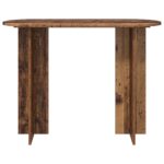 vidaXL Konzolový stôl Staré drevo 100 x 39,5 x 75 cm Kompozitné drevo – Obrázok 5