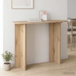 vidaXL Konzolový stôl Dub artisan 100 x 39,5 x 75 cm Kompozitné drevo – Obrázok 4