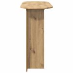 vidaXL Konzolový stôl Dub artisan 100 x 39,5 x 75 cm Kompozitné drevo – Obrázok 6