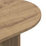 vidaXL Konzolový stôl Dub artisan 100 x 39,5 x 75 cm Kompozitné drevo – Obrázok 8