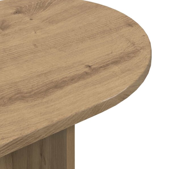 vidaXL Konzolový stôl Dub artisan 100 x 39,5 x 75 cm Kompozitné drevo – Obrázok 8