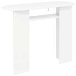 vidaXL Konzolový stôl Biela 100 x 39,5 x 75 cm Kompozitné drevo – Obrázok 7