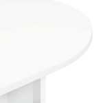 vidaXL Konzolový stôl Biela 100 x 39,5 x 75 cm Kompozitné drevo – Obrázok 8