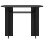 vidaXL Konzolový stôl Čierny dub 100 x 39,5 x 75 cm Kompozitné drevo – Obrázok 5