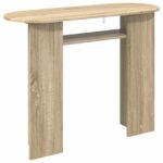 vidaXL Konzolový stôl Dub sonoma 100 x 39,5 x 75 cm Kompozitné drevo – Obrázok 7