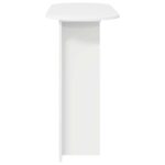 vidaXL Konzolový stôl Biela s vysokým leskom 100 x 39,5 x 75 cm – Obrázok 6