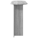 vidaXL Konzolový stôl Sivá sonoma 100 x 39,5 x 75 cm Kompozitné drevo – Obrázok 6