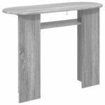 vidaXL Konzolový stôl Sivá sonoma 100 x 39,5 x 75 cm Kompozitné drevo – Obrázok 7