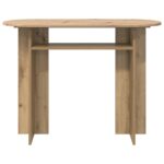 vidaXL Konzolový stôl Dub artisan 100 x 39,5 x 75 cm Kompozitné drevo – Obrázok 5